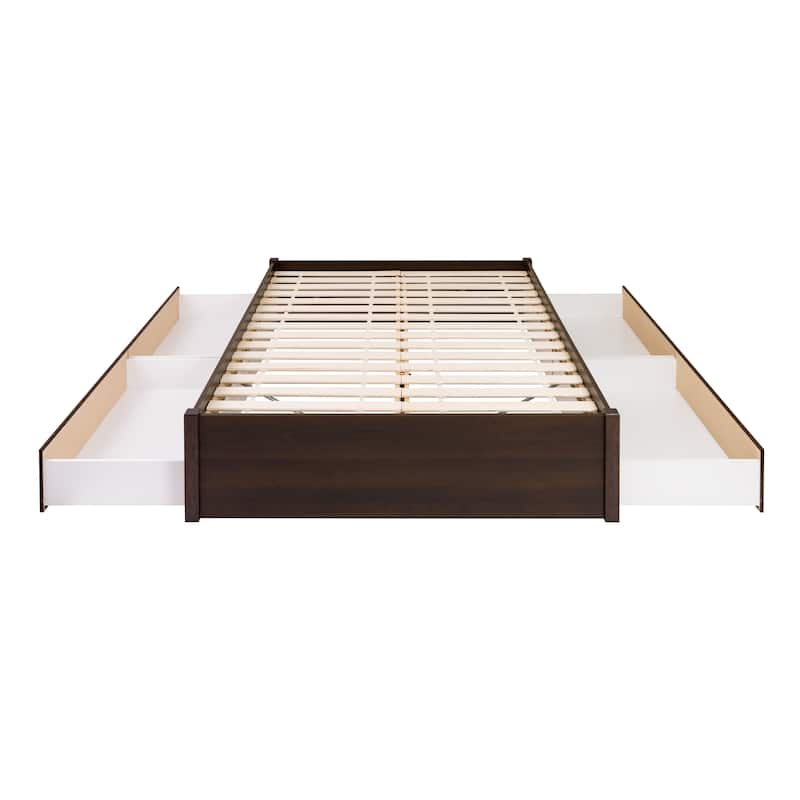 Prepac Queen Select 4-post Platform Bed with Optional Drawers