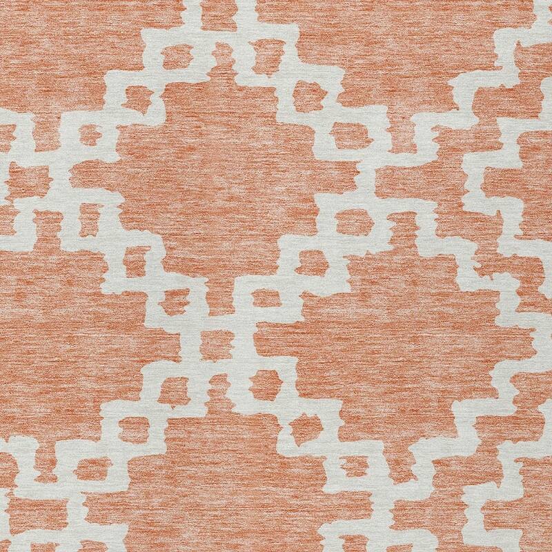 HomeRoots Geometric Transitional Rectangle Outdoor Rug