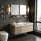 preview thumbnail 47 of 98, Floating Bathroom Vanity with 3 Pre-drilled Faucet Holes