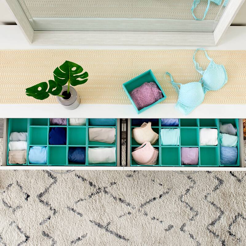 Household Essentials 3-Compartment Drawer Organizers