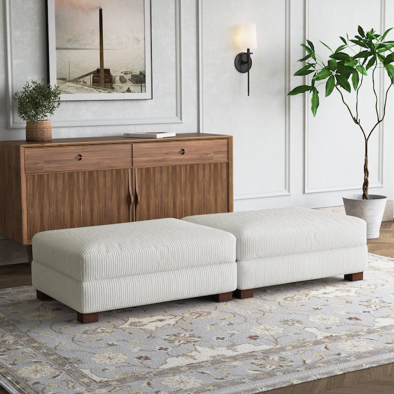 Modern Sofa Ottoman Foot Rest Stool for Living Room