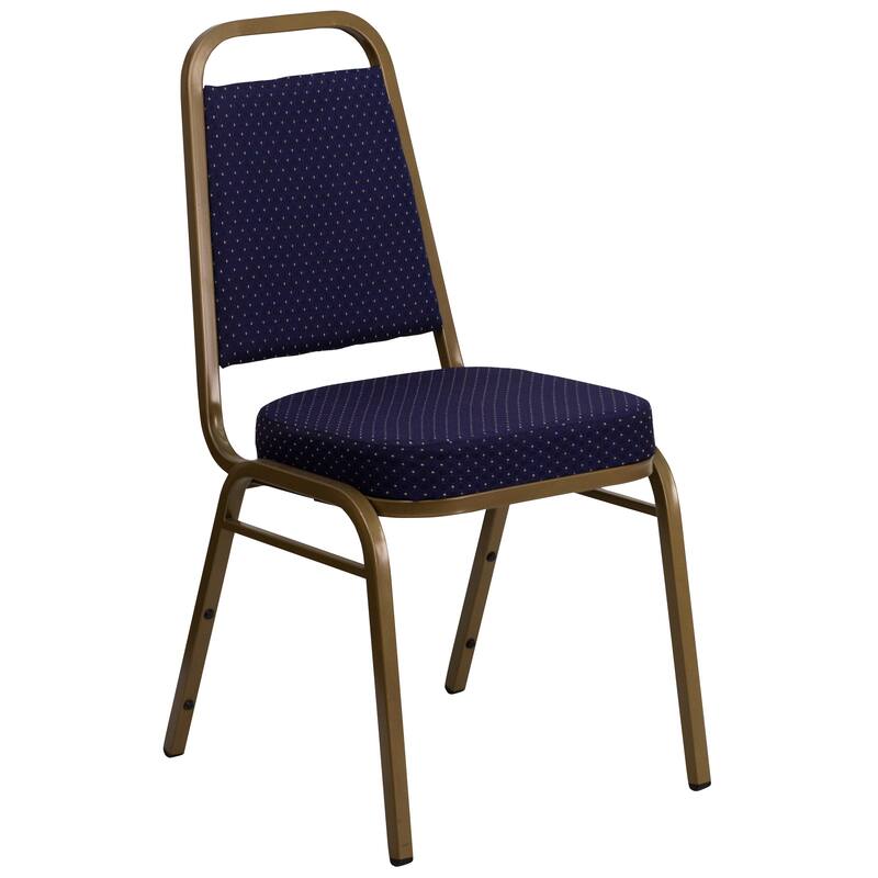 4 Pack Trapezoidal Back Stacking Banquet Chair - 20.25"D x 17.5"W x 36"H