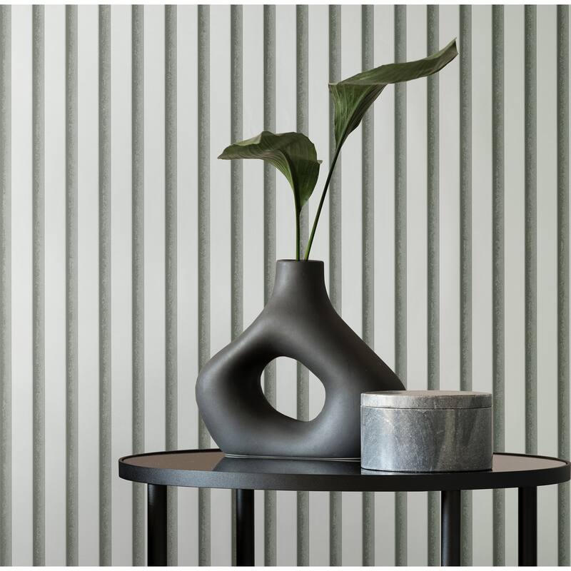 Fine Decor Reggie Stone Vertical Slats Wallpaper