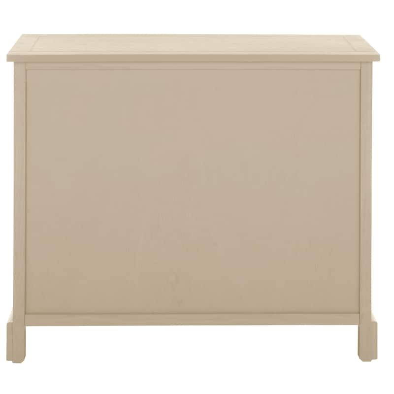 SAFAVIEH Ardelia Red 6-Drawer Storage Unit (Fully Assembled) - 30"W x 13"D x 26"H