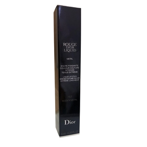 Dior Rouge Lip Stain 751 Rock 'N' Metal. Opens flyout.