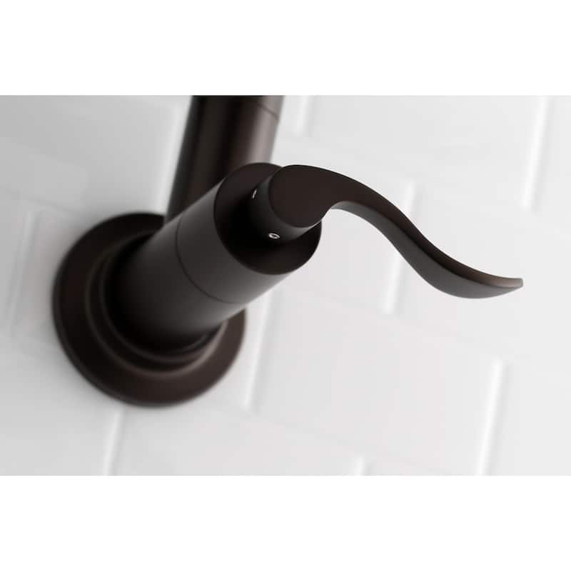 Kingston Brass NuWave Wall Mount Pot Filler Kitchen Faucet