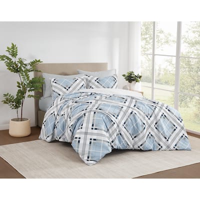 Truly Soft Lars Plaid 3 Piece Comforter Set