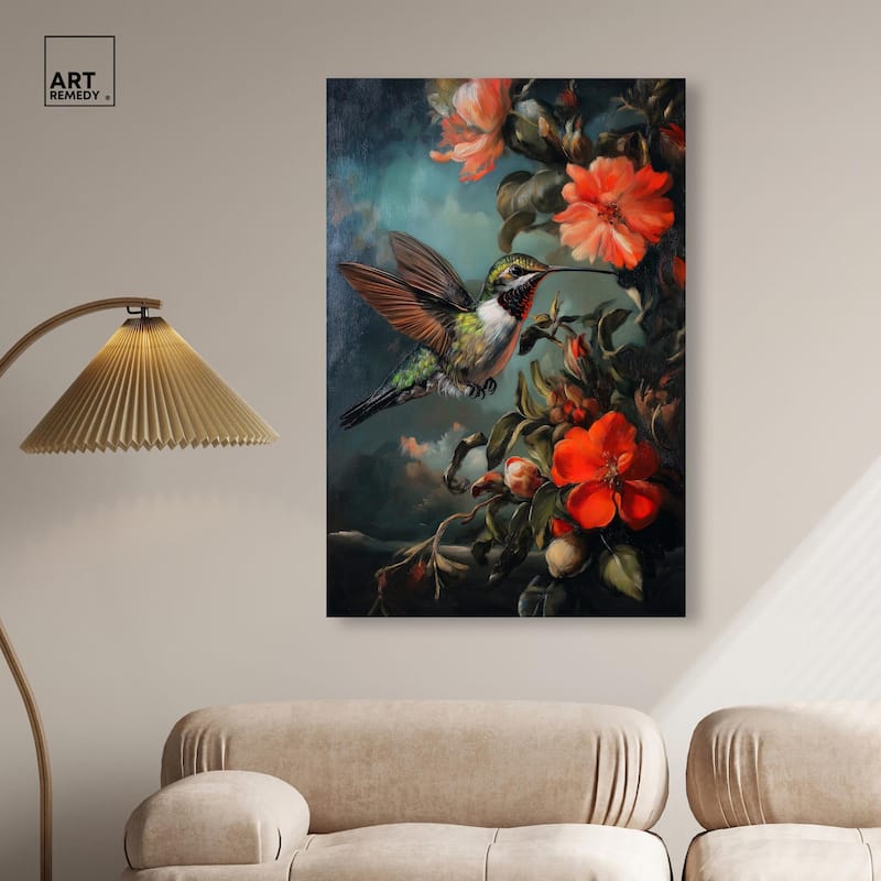 Whirring Wings II Canvas by Art Remedy, Gallery Wrapped