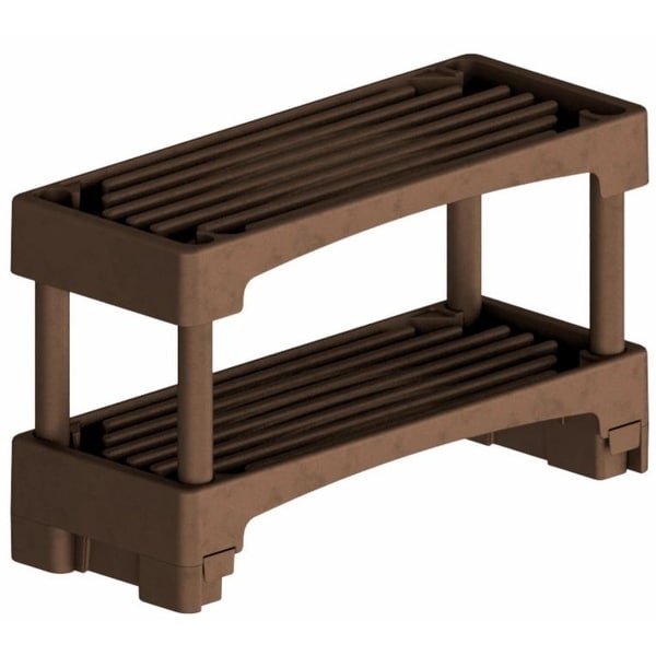 Boot Chute Two Level Boot and Shoe Rack with Water Drainage Bed