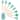 9 Piece Silicone and Wood Kitchen Utensils With Holder in Mint