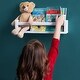 preview thumbnail 7 of 7, Wallniture Madrid Wood Wall Shelves for Book and Toy Storage (Set of 3)