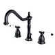 preview thumbnail 9 of 7, Kingston Brass Bel Air Widespread Bathroom Faucet - Includes Metal Oil Rubbed Bronze