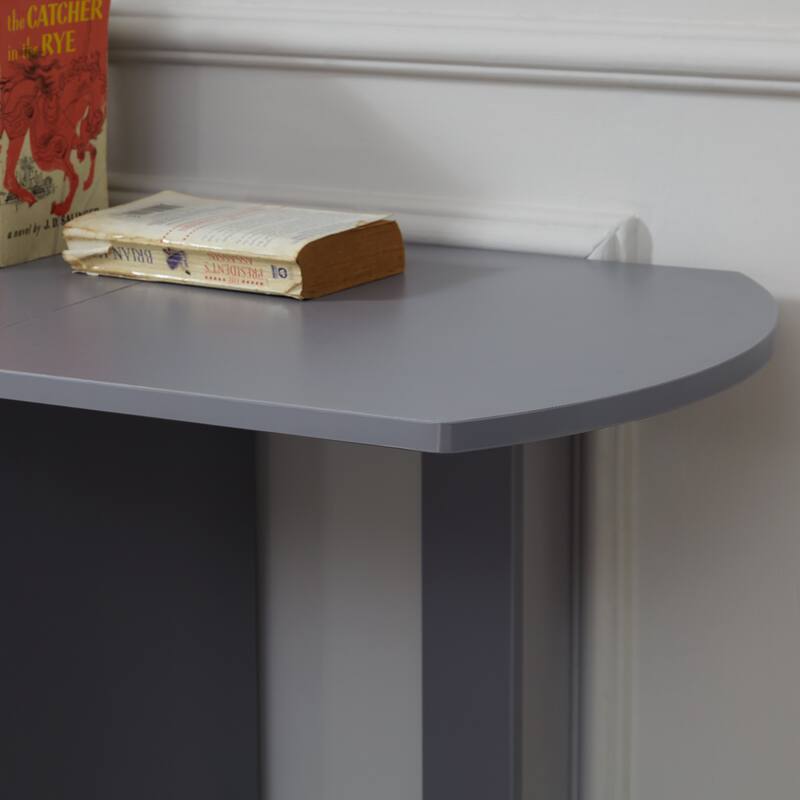 SEI Furniture London White Fold-out Organizer and Craft Desk
