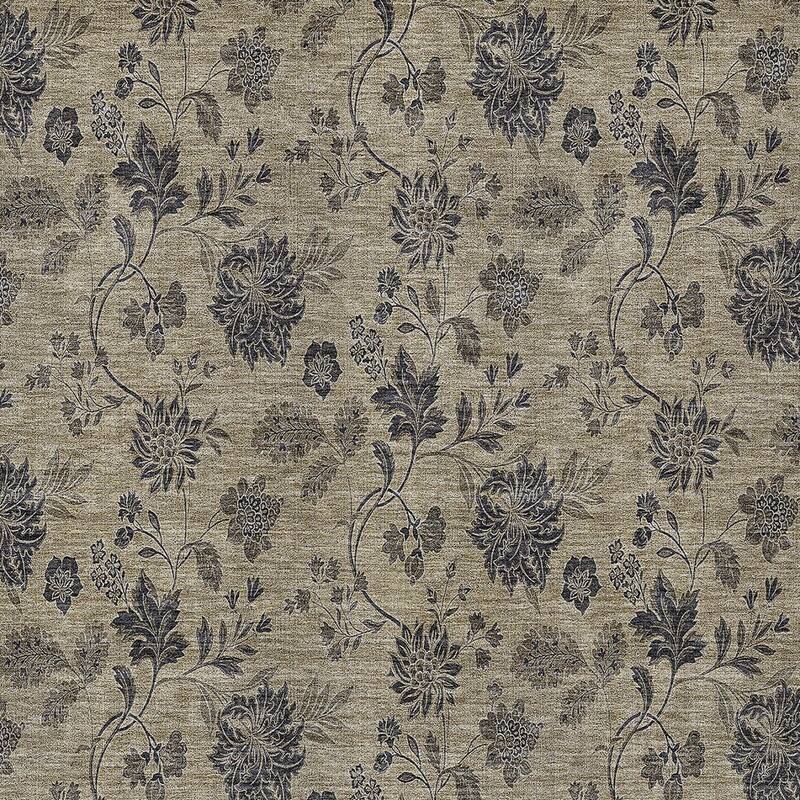 HomeRoots Floral Transitional Rectangle Outdoor Rug