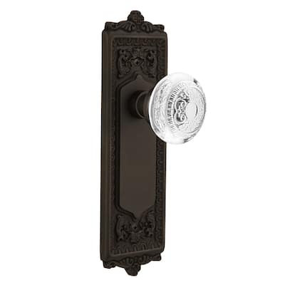 Nostalgic Warehouse Vintage Crystal Egg and Dart Single Dummy Door