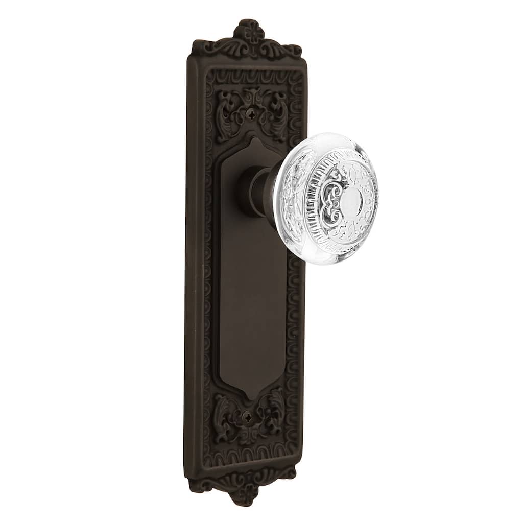 Nostalgic Warehouse Vintage Crystal Egg and Dart Single Dummy Door