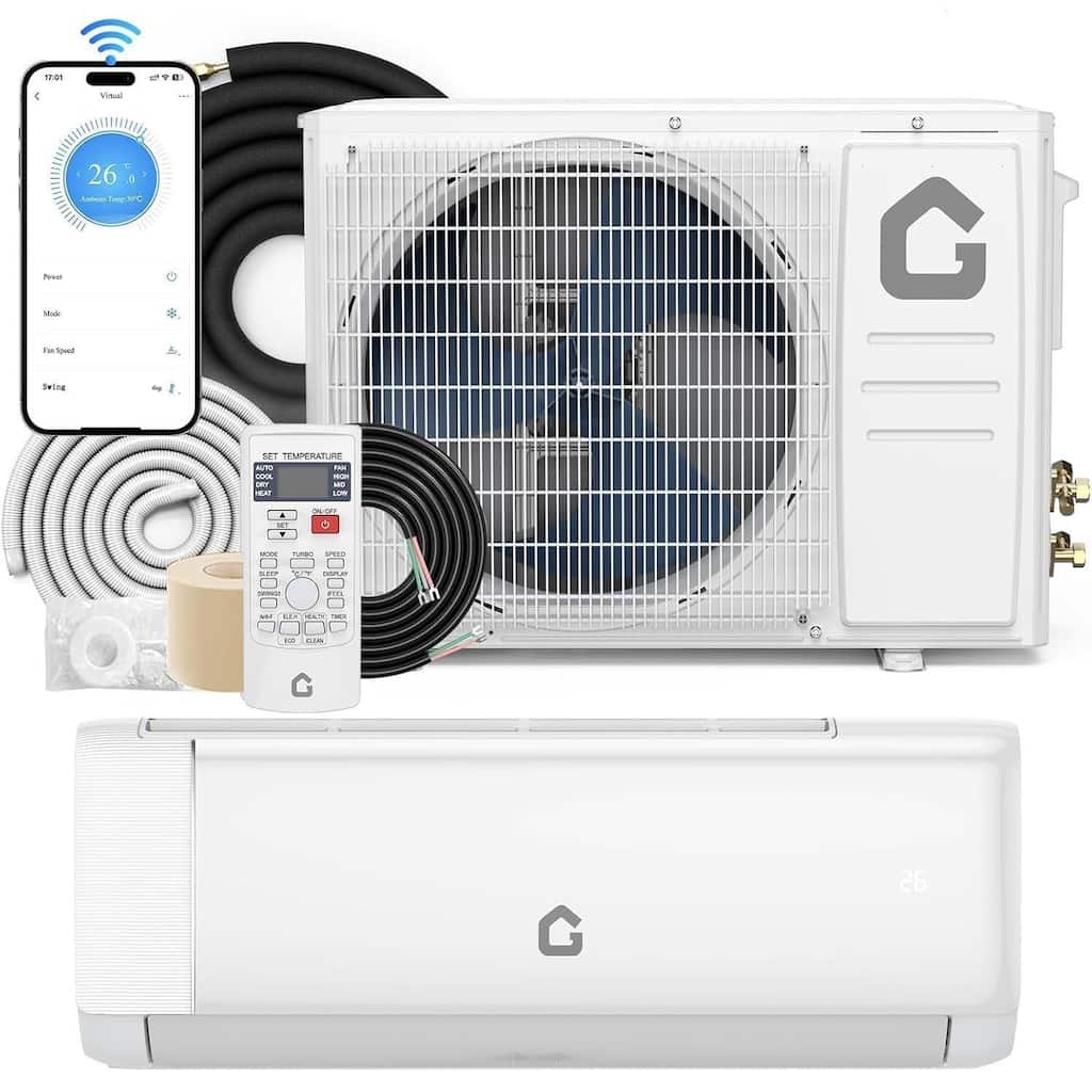 21 SEER2 18000 BTU Mini Split Air Conditioner & Heater, WiFi Enabled - N/A