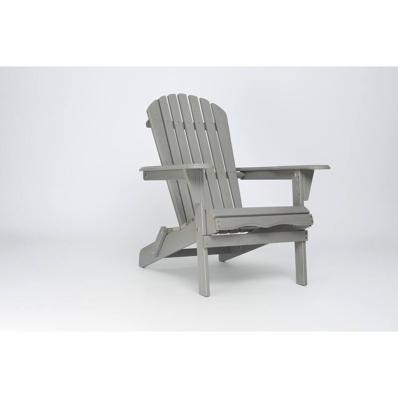 Wood Lounge Patio Chair for Garden Set of 2
