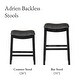 preview thumbnail 96 of 98, Maven Lane 31" Adrien Saddle Kitchen Bar Height Stool - N/A