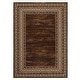 preview thumbnail 2 of 7, Modern Bordered Area Rugs for Living Room Bedroom Floral Rug Low Pile Non-Slip Accent Rug