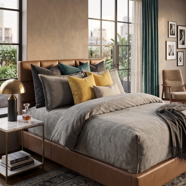 Mixology Padma 9 Piece Bed Cap Comforter Set with Sewn Corners
