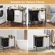 preview thumbnail 7 of 5, 2-Section Rolling Laundry Basket Hamper Cart with Wheels