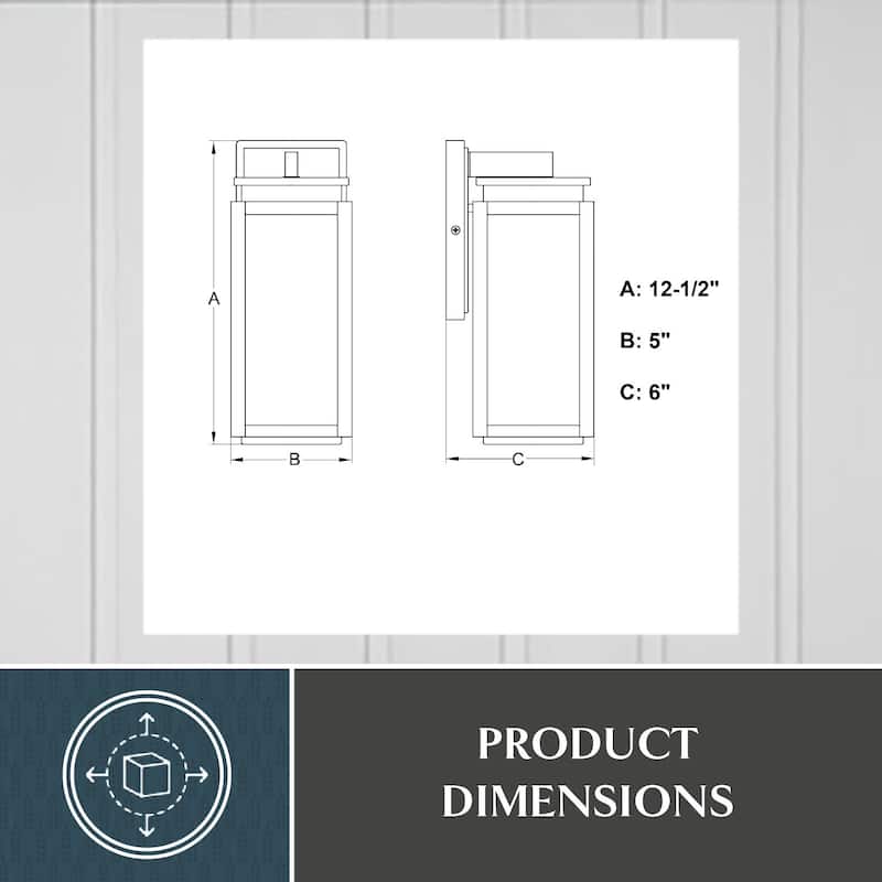 Vaxcel Lighting T0777 Uptown 16" Tall Outdoor Wall Sconce