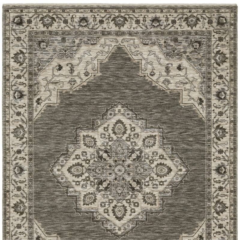 HomeRootsMedallion Traditional Rectangle Area Rug