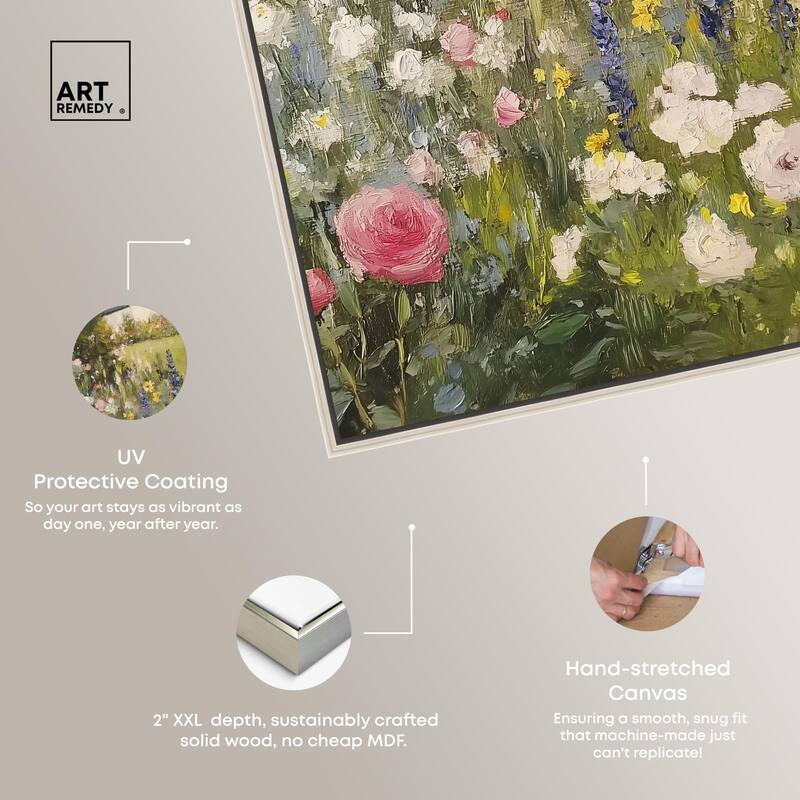 Floral Farmhouse II Canvas by Art Remedy