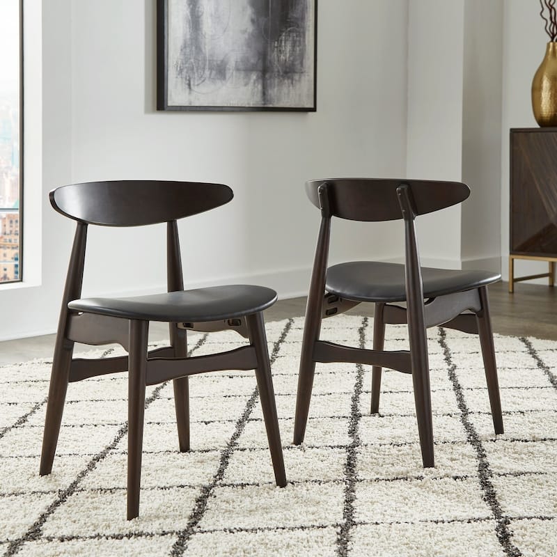 Norwegian Danish Tapered Dining Chairs (Set of 2) by iNSPIRE Q Modern