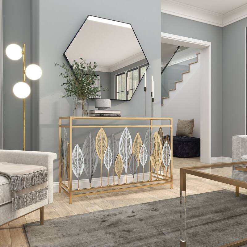 Iron Contemporary Console Table 30 x 44 x 15