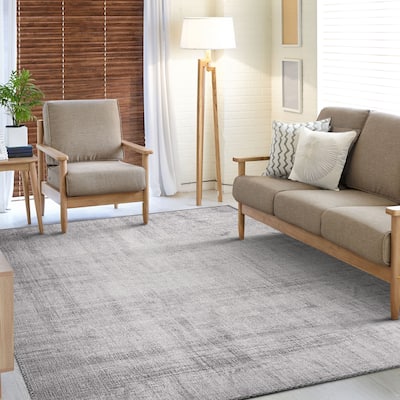 Sorbus 8x10 Area Rug, Machine Washable, Non-Slip, Low Pile Non-Shedding Indoor - Soft Carpet Throw Rug with Rubber Backing