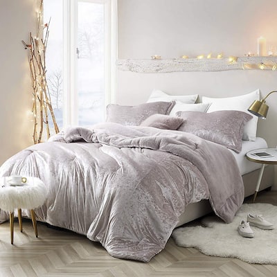 Velvet Crush - Coma Inducer® Oversized Comforter Set - Champagne Pink