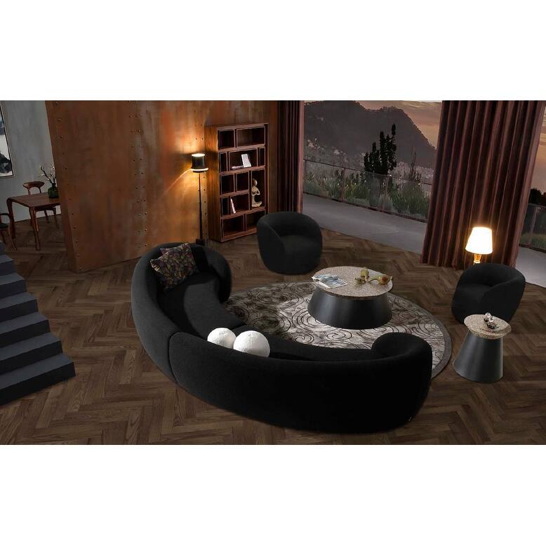 Modrest Molina Modern Black Accent Chair