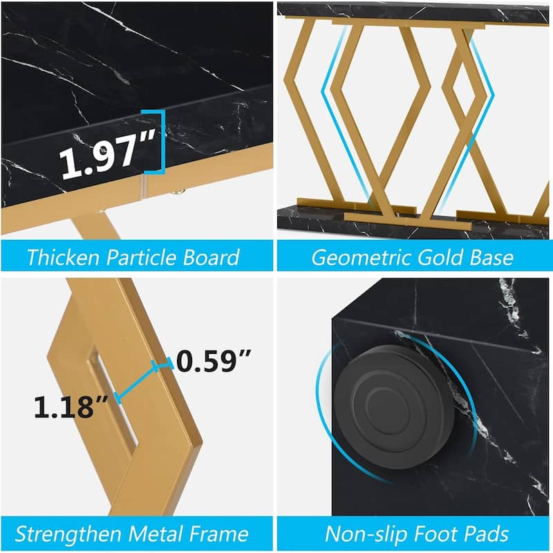 70.9" Extra Long Console Table, Modern Sofa Table, Entryway Accent Table Hallway Foyer Side Table