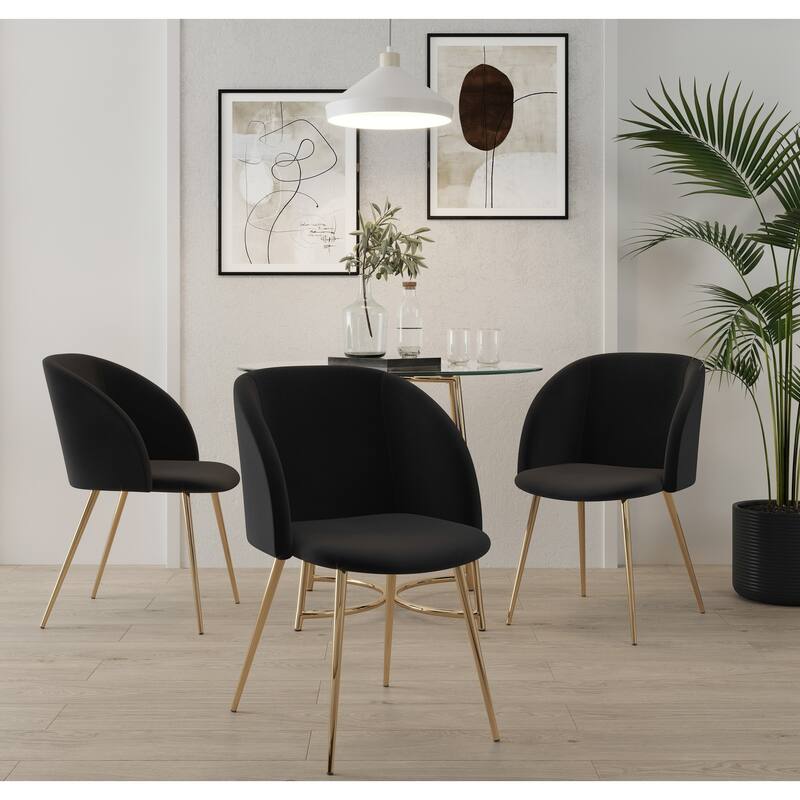Silver Orchid Harding Upholstered Dining Chairs (Set of 2)