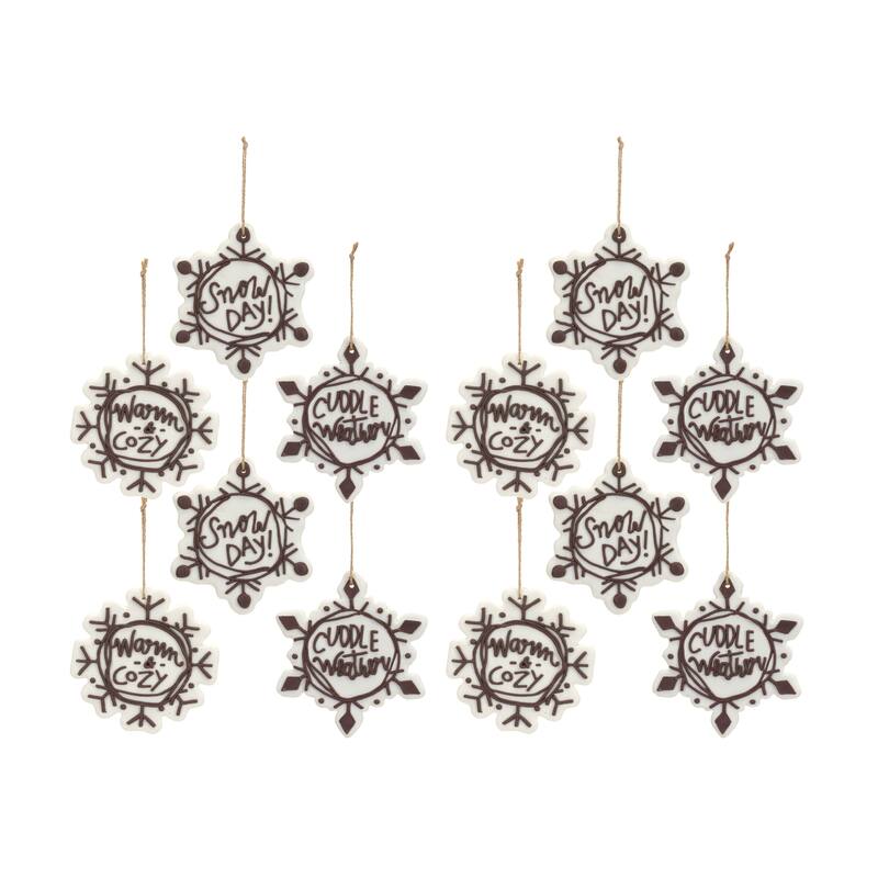 Snowflake Ornament (Set of 12)