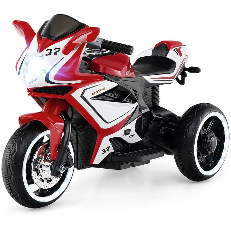 Costway Kids Ride on Motorcycle 6V Battery Powered Mini Electric - See Details - Red