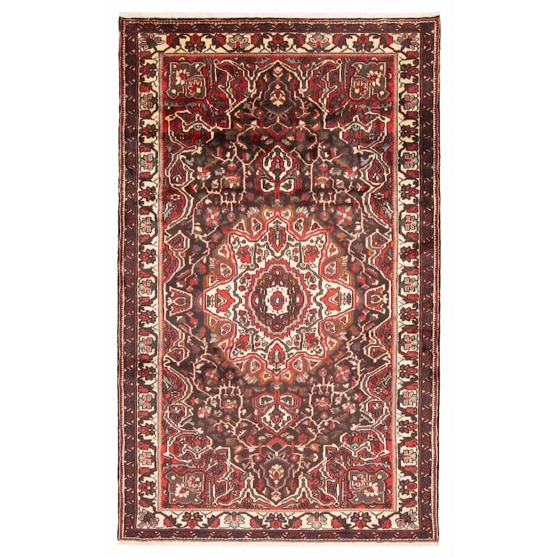 ECARPETGALLERY Hand-knotted Kayseri Vintage Black Wool Rug - 5'1 x 8'4 - Black - 5'1 x 8'4