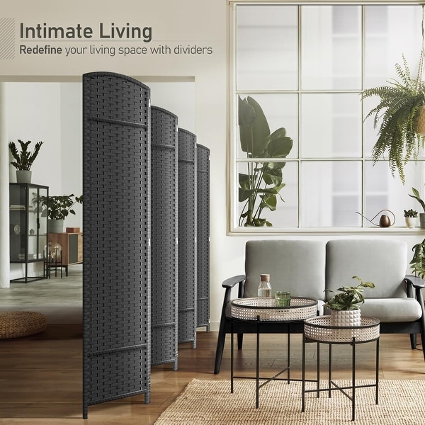Room Divider Folding Privacy Screen Tall Partition Foldable