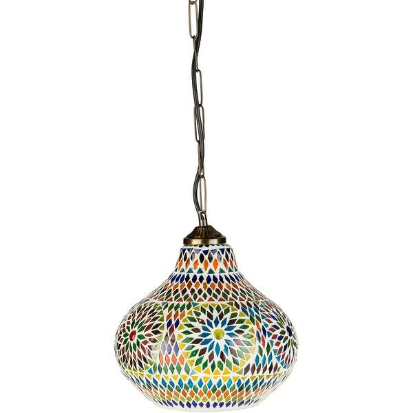 Montmartre Moroccan Glass Hanging Pendant On Sale Overstock 28593828