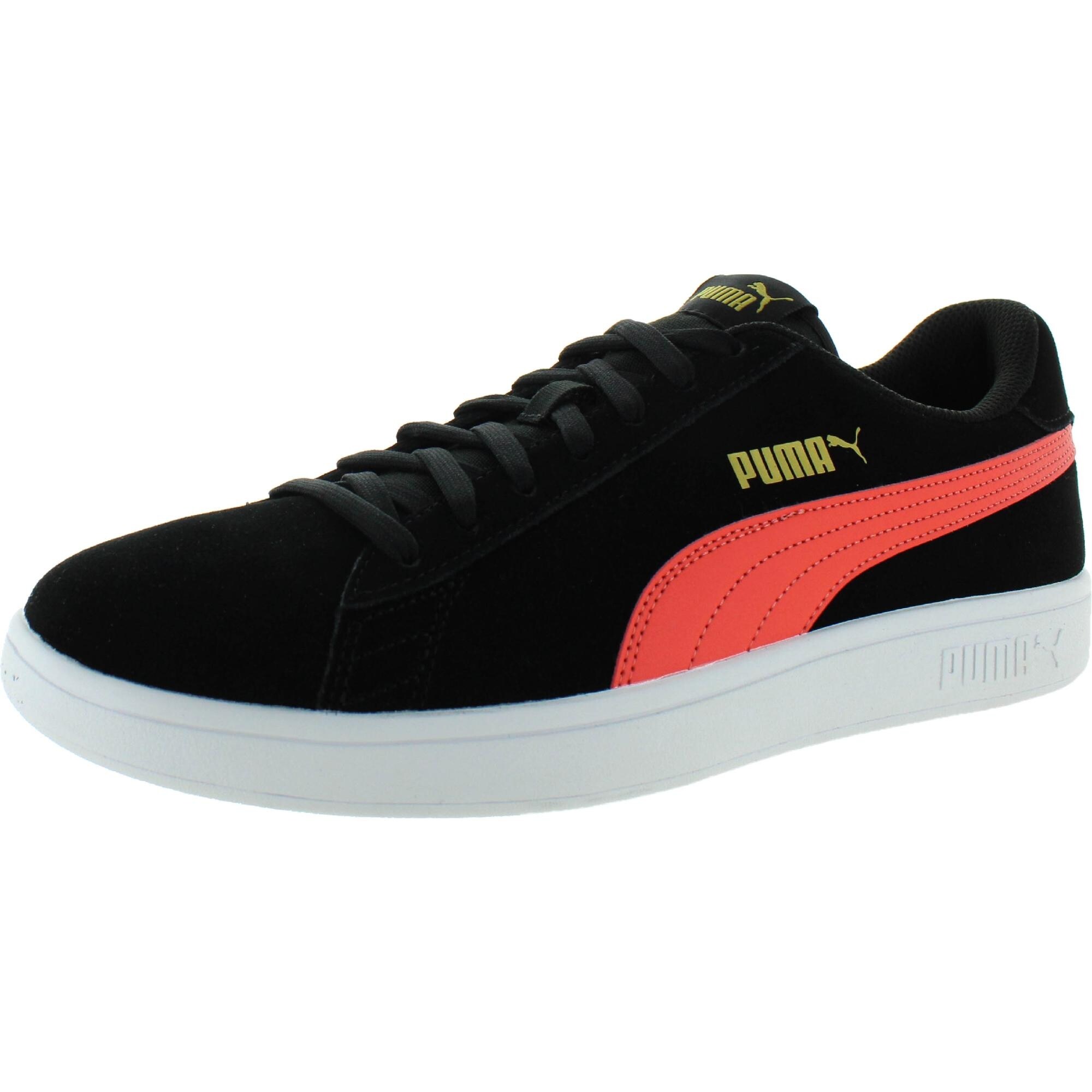 Shop Puma Mens Smash V2 Skate Shoes Suede Low Top Overstock