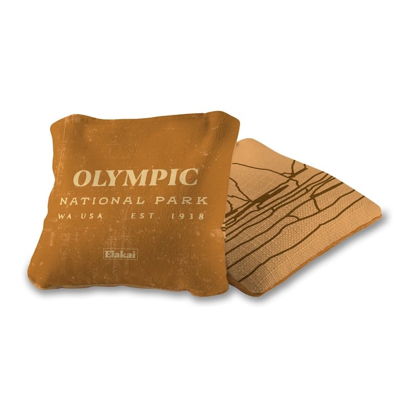 Olympic National Park Dual Sided Pro Cornhole Bags (Set of 4)