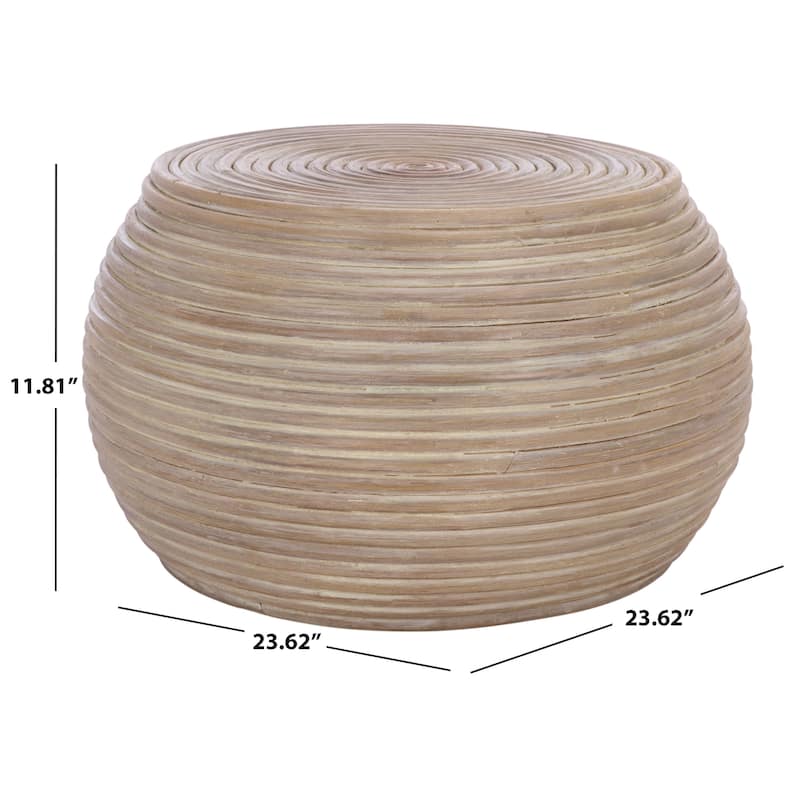 SAFAVIEH Home Hilario Round Accent Table - 24"W x 24"D x 12"H