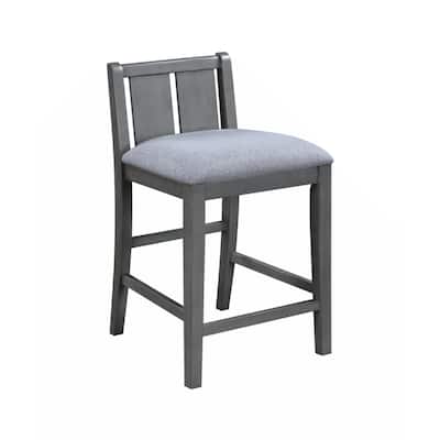 Graham Set of 2 Upholstered Seat 20" Counter Height Chair