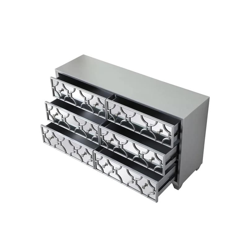 6-Drawer 64" Double Dresser