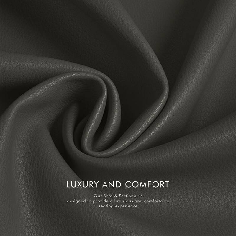 94.5'' W Faux Leather Dual-Power Oversized Width Seat Loveseat with Wireless Charging, Reading Light