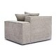 preview thumbnail 14 of 13, Mindy Chenille Basketweave RAF Corner Chair