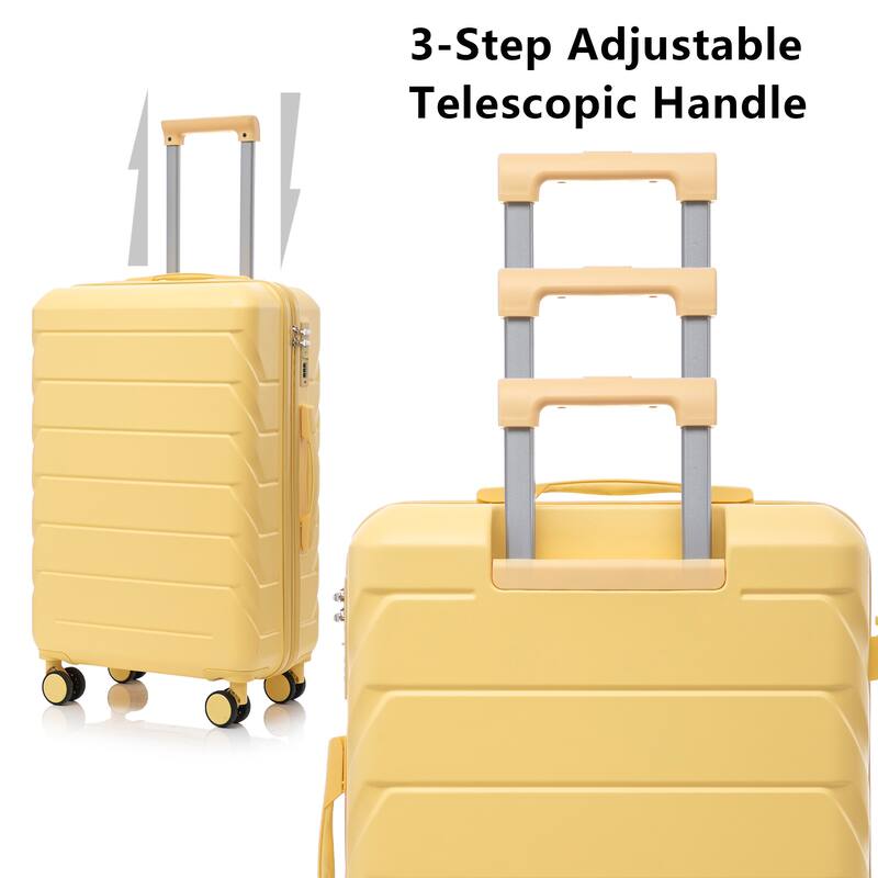 20"/24"/28" 3 pcs/set in ABS Spinner Wheel Luggage, Matching Color, With Combination Lock