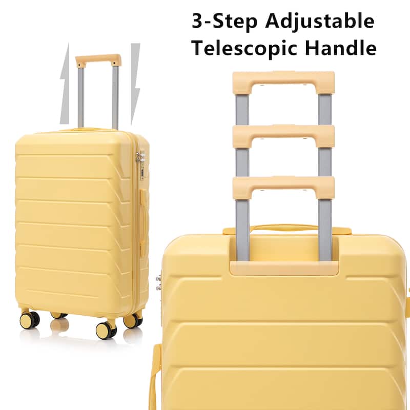 Three pcs/set in ABS Spinner Wheel Luggage